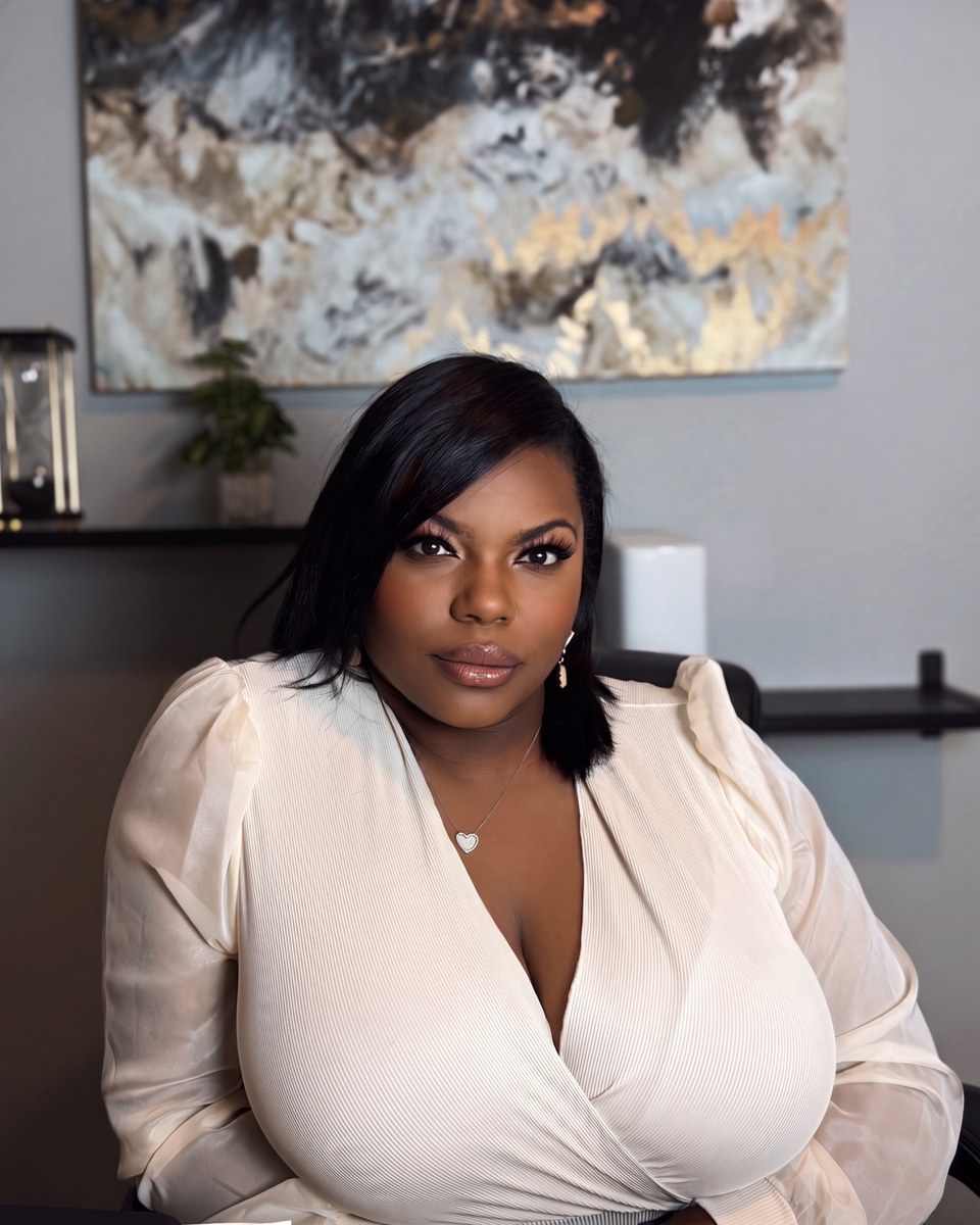 Shea Johnson in her studio
